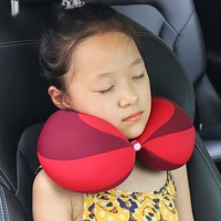 air cushion car headrest u shape newbron travel portable head support infant baby sleeping home neck pillow gift for kids