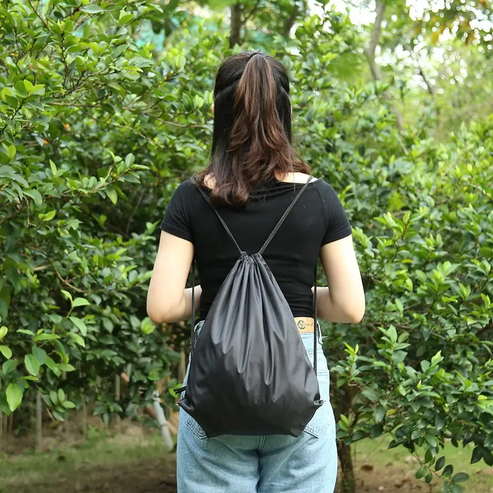 Рюкзаки на шнурке для спорта открытом воздухе водонепроницаемый рюкзак хранения