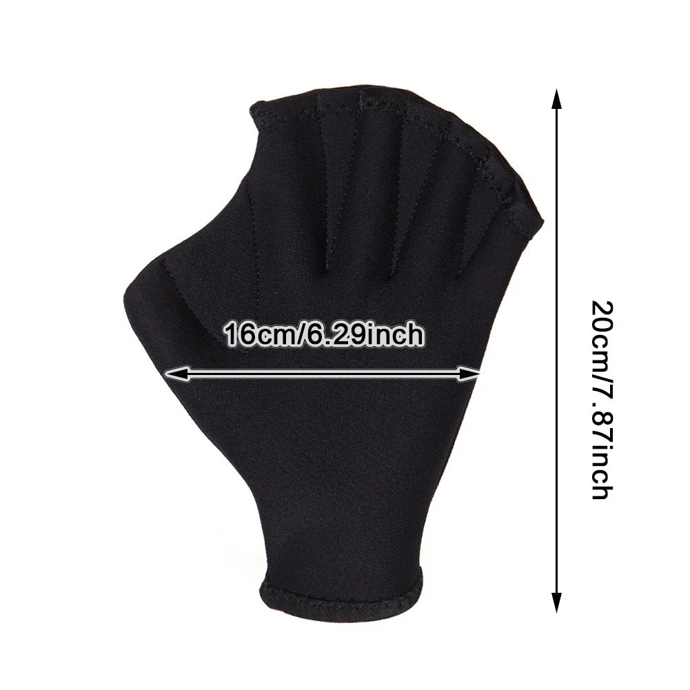 

Diving Swimming Surfing Webbed Gloves Neoprene Training Hand Paddle Surfing
