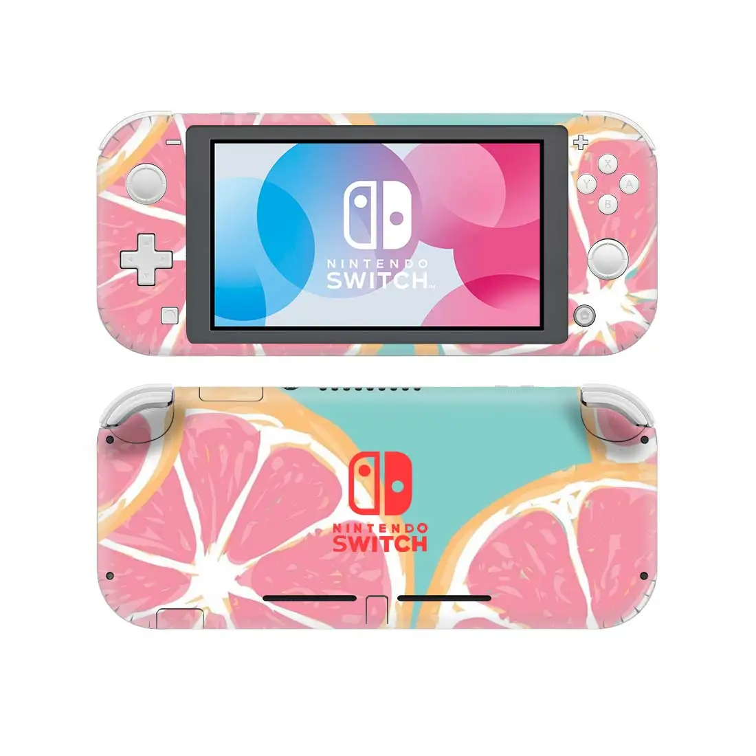 Фото Милые розовые Мультяшные защитные наклейки на удачу для Nintendo Switch оценочных устройств консоль Nintendo Switch Lite Skins №4