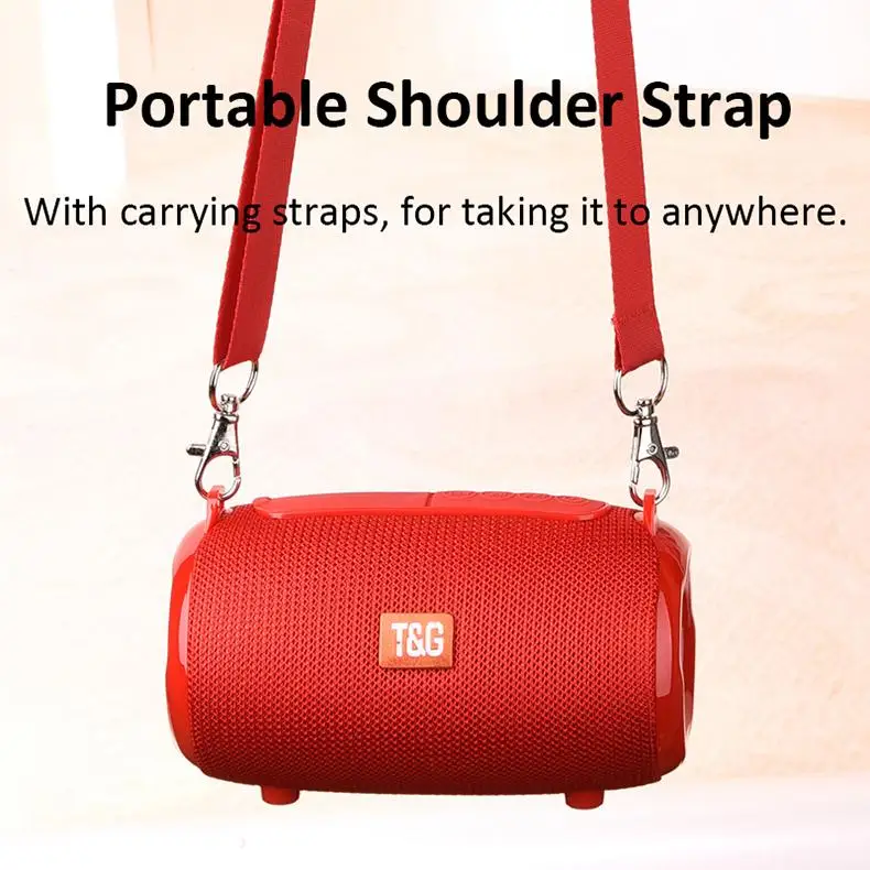 Беспроводные Bluetooth-колонки портативная Водонепроницаемая колонка с ремешком AUX |