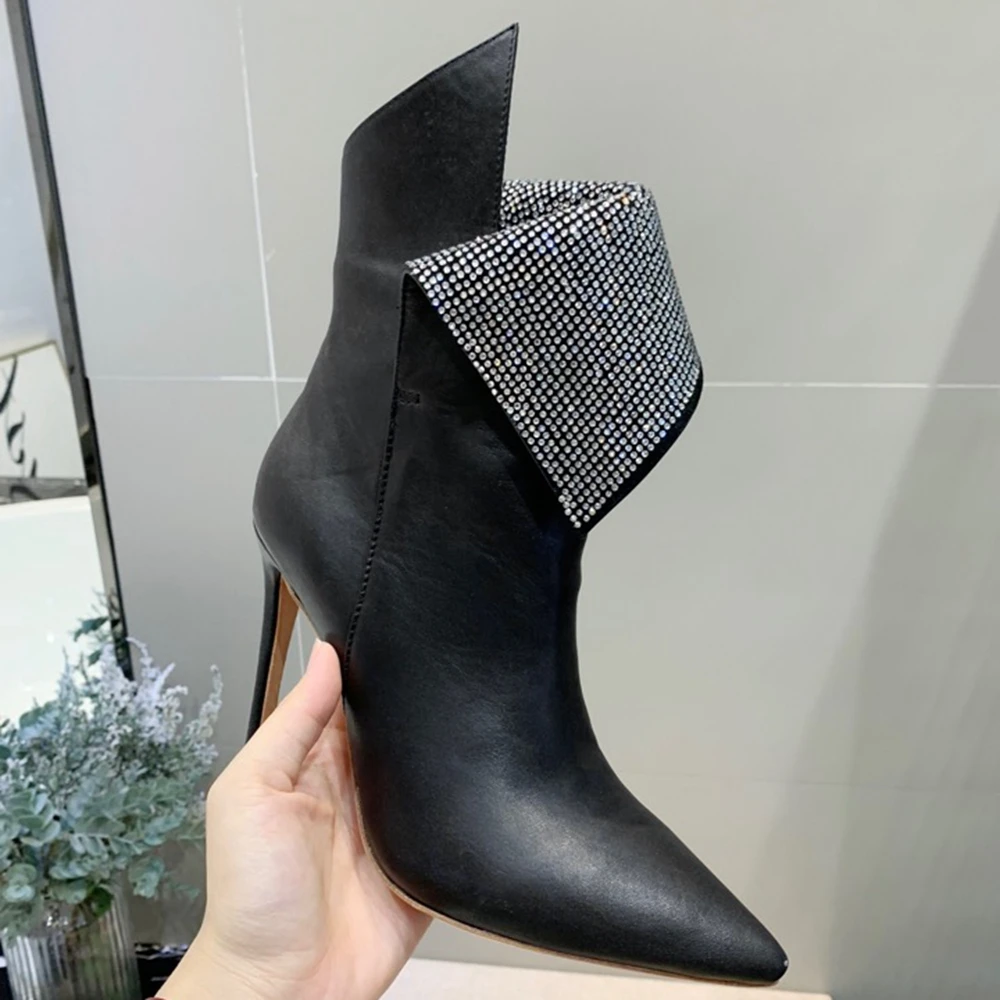 Новые брендовые дизайнерские ботинки из натуральной кожи женские туфли лодочки