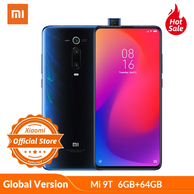 Xiaomi Redmi K20 Mi 9T 6GB 64GB Global Version Snapdragon 730 48MP Camera 4000mAh 6.39" In-Screen Fingerprient Smartphone