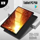 Новый планшет Mini PC P50 глобальная версия 12GB RAM 512GB ROM 24 + 48 Мп Android12 WPS Office Google Play MatePad Air Tablet