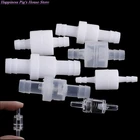 Пластиковый односторонний встраиваемый обратный клапан, 1 шт., 4  6  8  12 мм, клапан для газа, воздуха, жидкости, воды