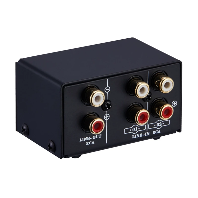 

2 in 1 Out or 1 in 2 Out Audio Source Signal Selector, Switcher, Speaker, Audio Source, Switcher, RCA Interface, Lossess