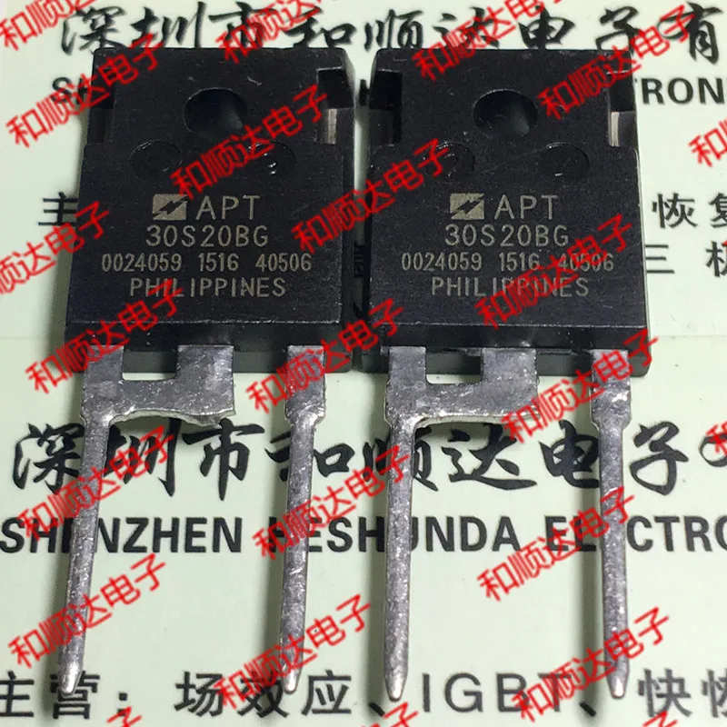 

10 шт./лот APT30S20BG, новый запас TO-247 200V 45A