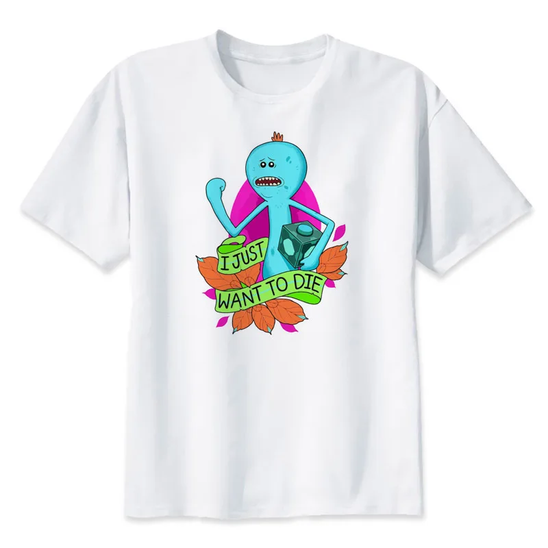 Мужская футболка rick and morty, новая футболка аниме Rick y morty, забавная футболка для мужчин, классные мужские футболки топы