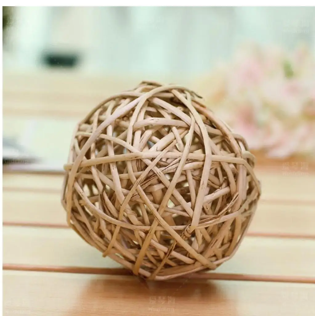 20 шт плетеные Ротанговые полые шары для стола свадебной вечеринки