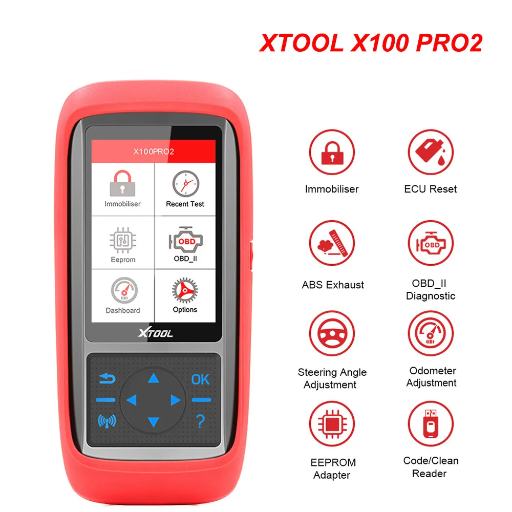 Оригинальный Автомобильный диагностический инструмент Xtool X100 Pro2 ключ ECU