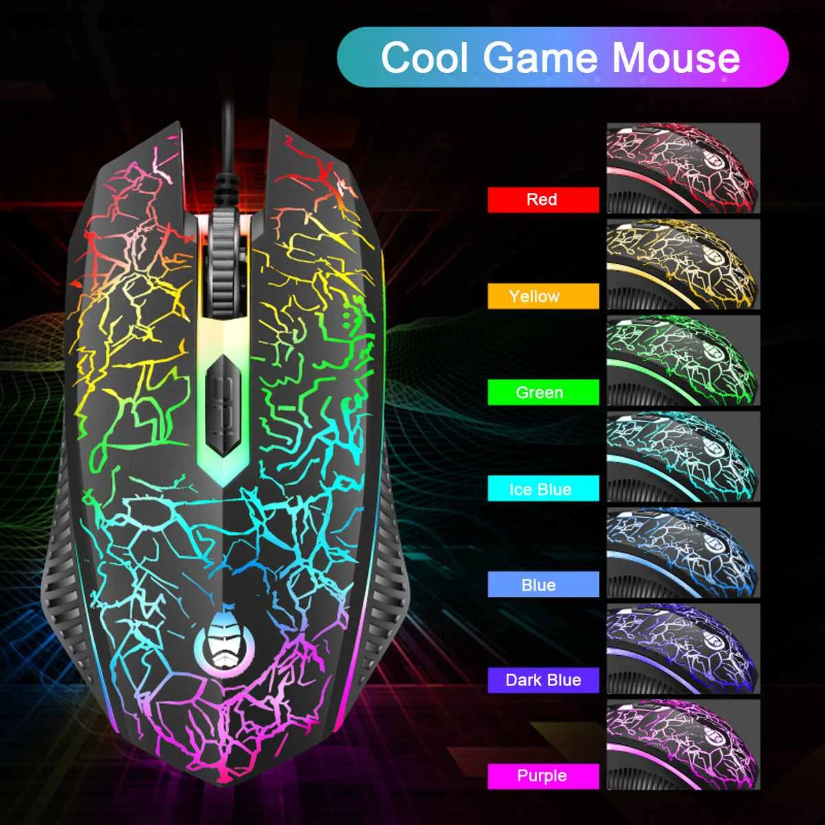 

104 Keys RGB Backlit keyboard Wired USB Mechanical Feeling Gamer Keyboard 1600DPI Gaming Mouse Combo Multimedia for PC Laptop
