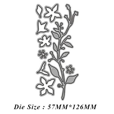 

JMCRAFT 2021 New Pretty Flowers And Grass #2 Metal Cutting Dies Scrapbook Mold Cutting Mold DIY Crafts Handmade Dies