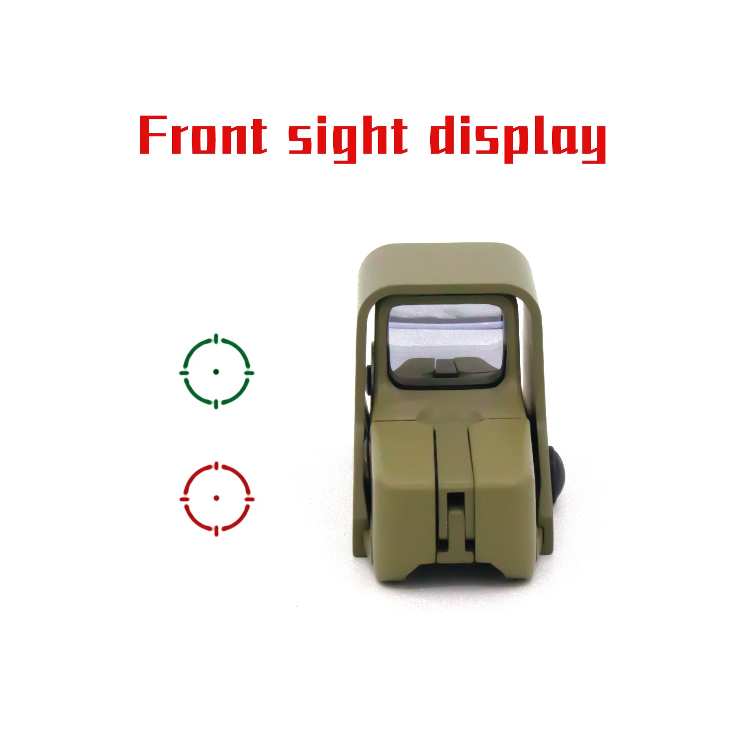 

Red Dot Scope 551S Sand Color Holographic Red Dot Reflection Shockproof and Waterproof Outdoor Hunting Tactical Scope