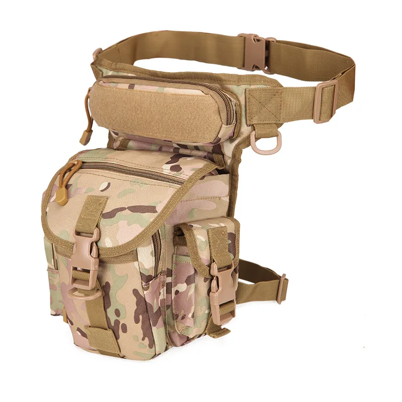 

2021 New Waterproof Cloth Military Tactical Hunting Bag Riding Mens Journalist Photography Sports New Thigh Bag Waist bag