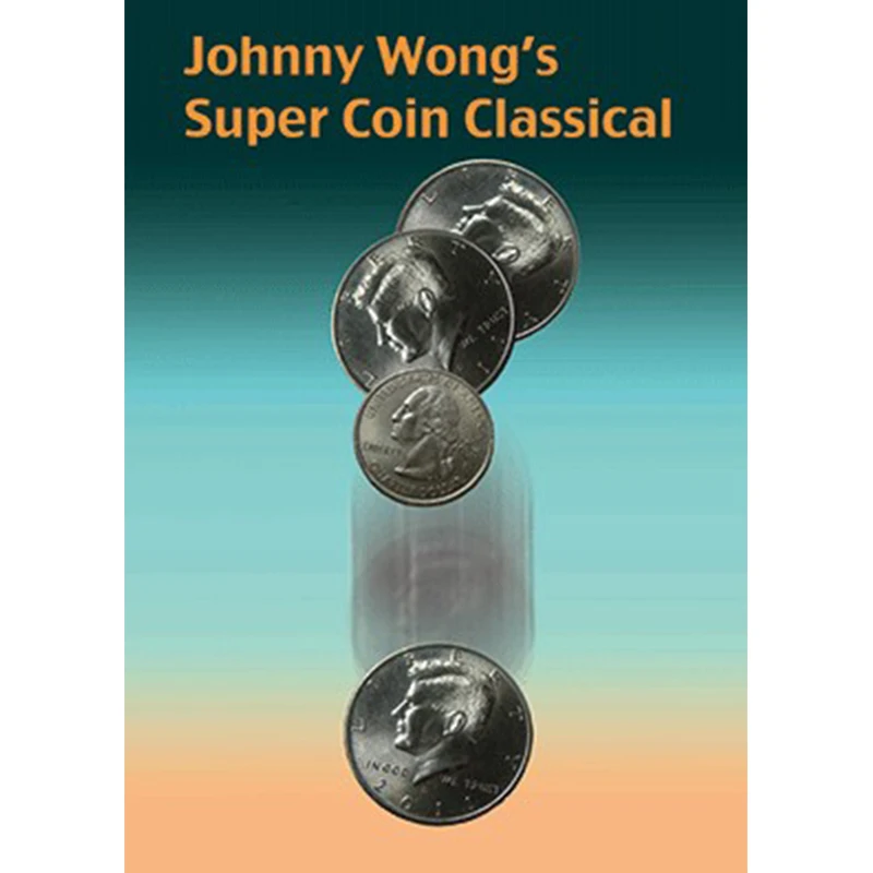 

Super Coin Classical Magic Tricks Coin Appearing Disappearing Pass Through Glass Magia Close Up Gimmick Props Illusion Comedy