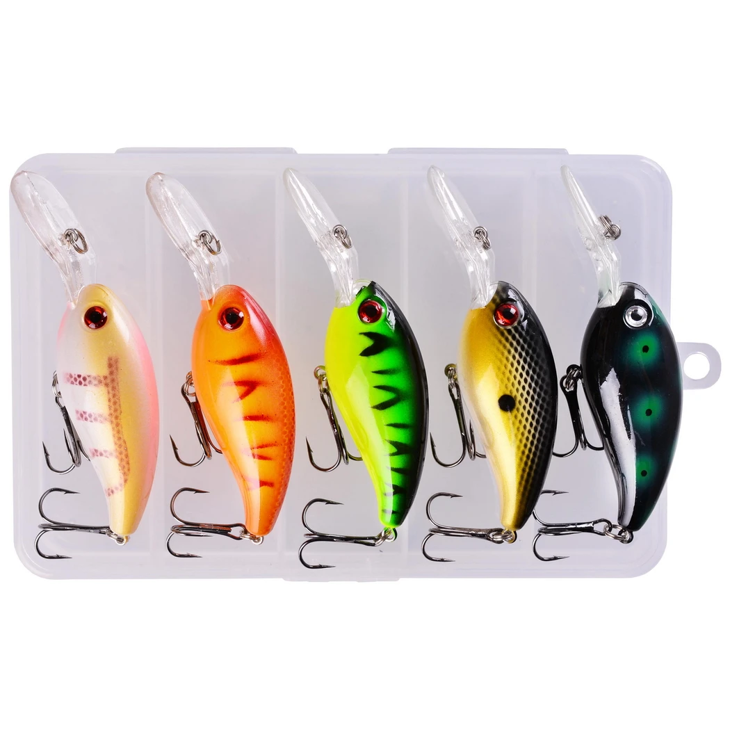 

5pcs/box 10cm 15g Minnow Fishing Lures artificial Hard Bait Pike/Bass Mini Fish Wobblers Pesca Crankbait Carp Fishing Lure Set