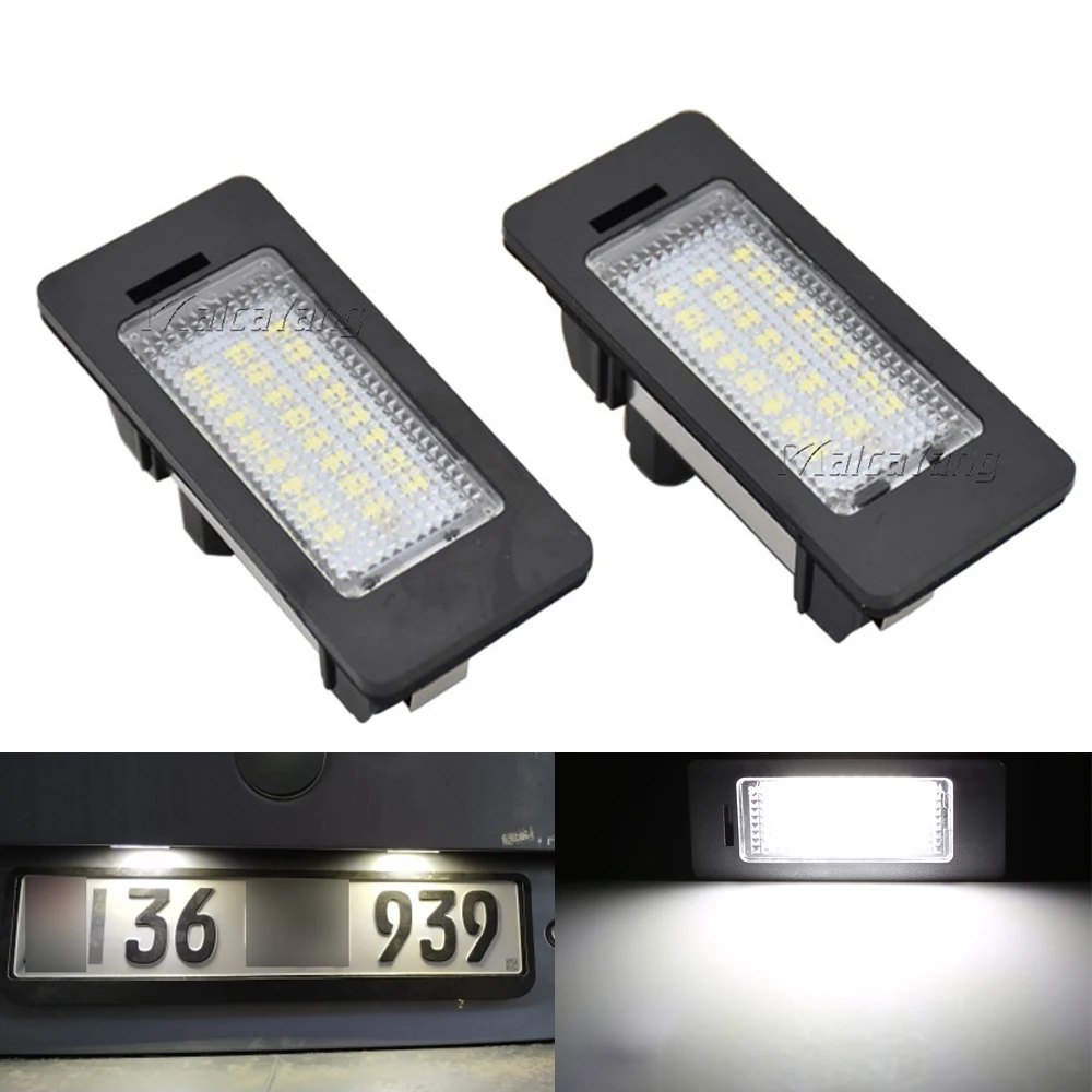 

Car License Plate Light For BMW E39 M5 E70 E71 X5 X6 E60 M5 E90 E92 E93 M3 Rear Lights Led Number Plate Lamp Direct Replacement