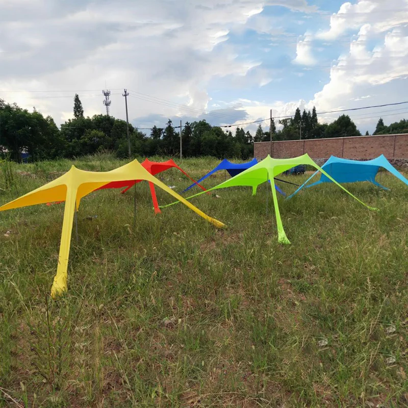 Семейный Пляжный Тент Kalosse на 3-4 человек легкий солнцезащитный тент