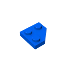 Строительные блоки технические детали DIY 2x2 Клин пластина 10 шт Мпц Развивающие