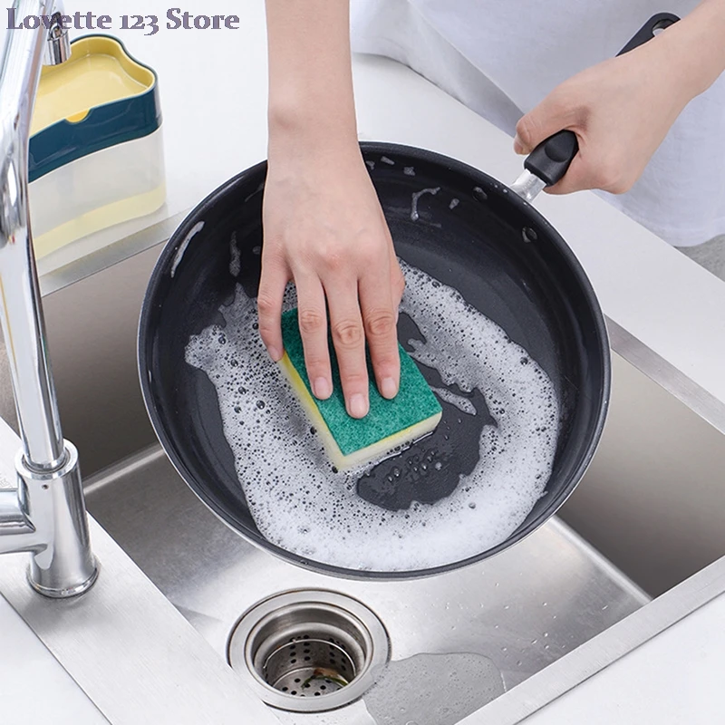 

Soap Pump Dispenser With Sponge Holder Liquid Dispenser Container