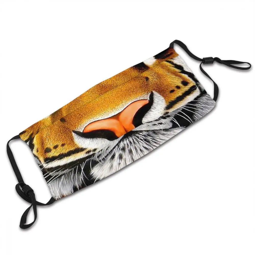 

Tiger Face 3D Tiger Mask Adult Reusable Anti Haze Anti Dust mouth caps with filter