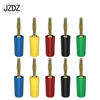 jzdz 10pcs 2mm banana plug electrical connector adaptor 5 colors j 10002