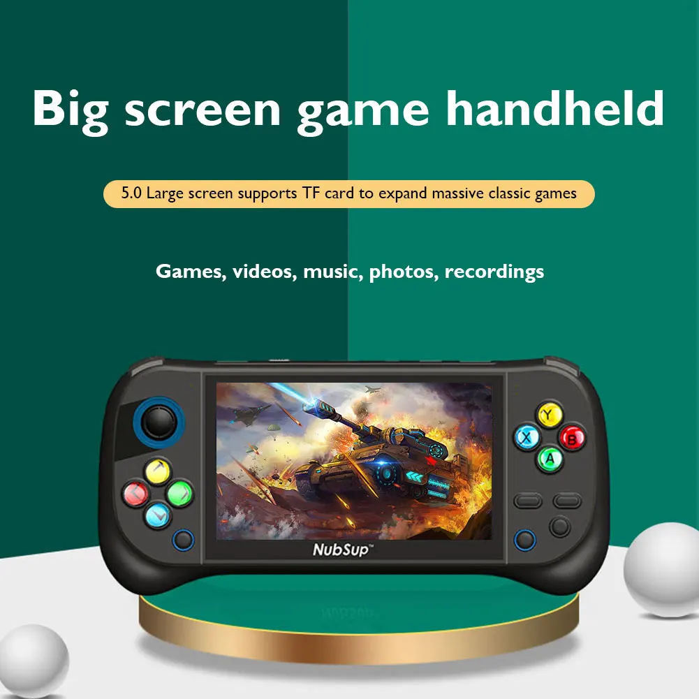 

Portable Handheld Game Console Pocket Video Game Console Built-in 3000 Games 5-inch HD Screen for Kids Adults Player Gift