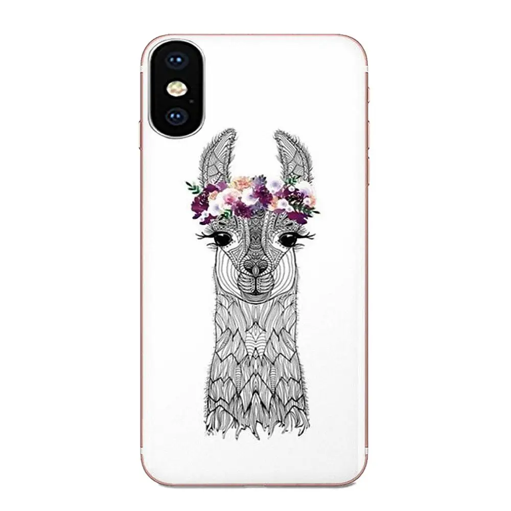 Лама-альпака для Apple iPhone 11 Pro X XS Max XR 4 4S 5 5C 5S SE 6 6S 7 8 Plus | Мобильные телефоны и