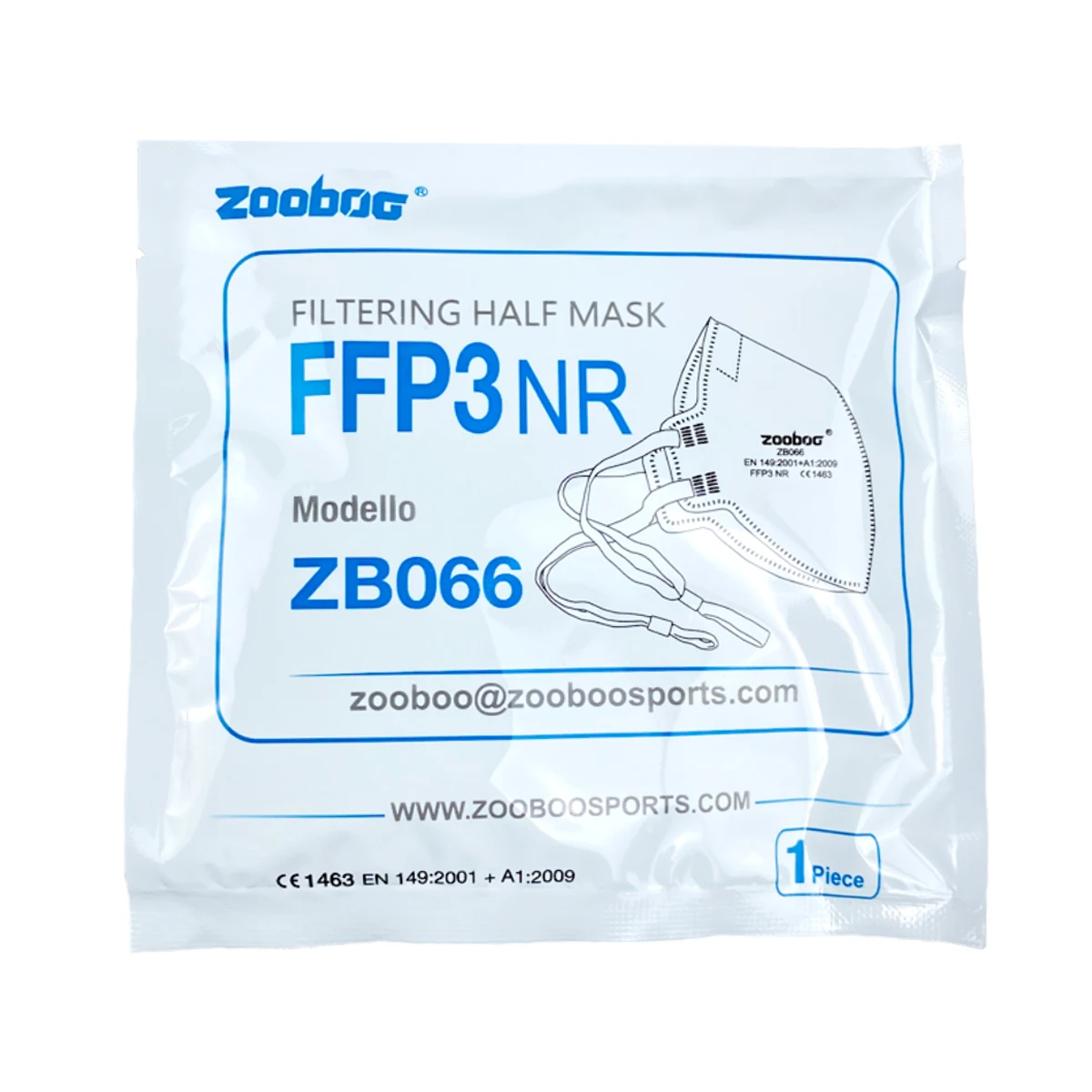 Антивирусные маски ZOOBOO FFP3 для взрослых 5 слоев светофильтр CE FFP2 KN95 защитная маска