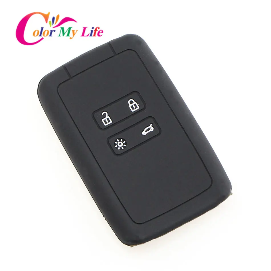 1 Piece Silicone Car Key Case Protection Cover Set for Renault Koleos Kadjar 2016 - 2020 Remote Holder Protector Accessories | Автомобили