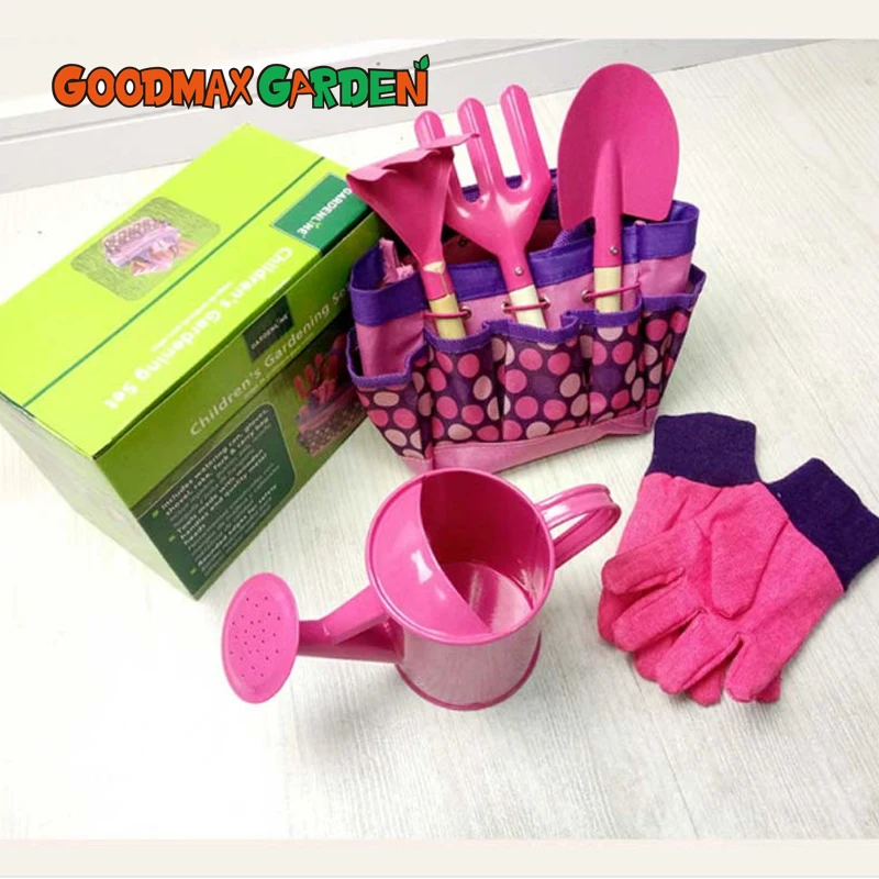 

Children Cloth Bag Tool Bag Water Bottle Gadget Glove Set Garden Garden Outdoor Beach Set