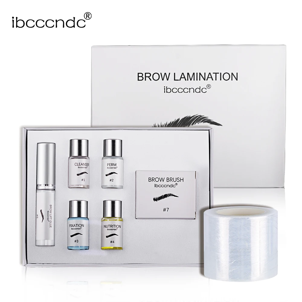 

Home Use Brow Lamiantion Kit Eyebrow Lifting Perming Lotion With Nutrition Brush Tools Brow Lift Long Last Dropshipping Hot Item