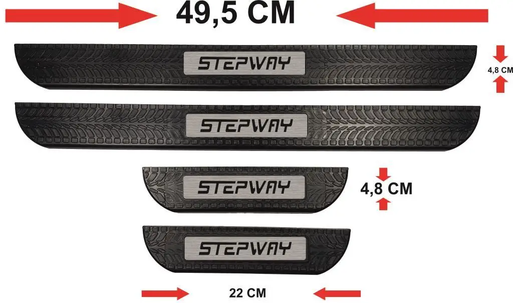 Stepway ABS мягкий порог для двери Lath 4lü Set|Подарочные сумки и упаковка| |
