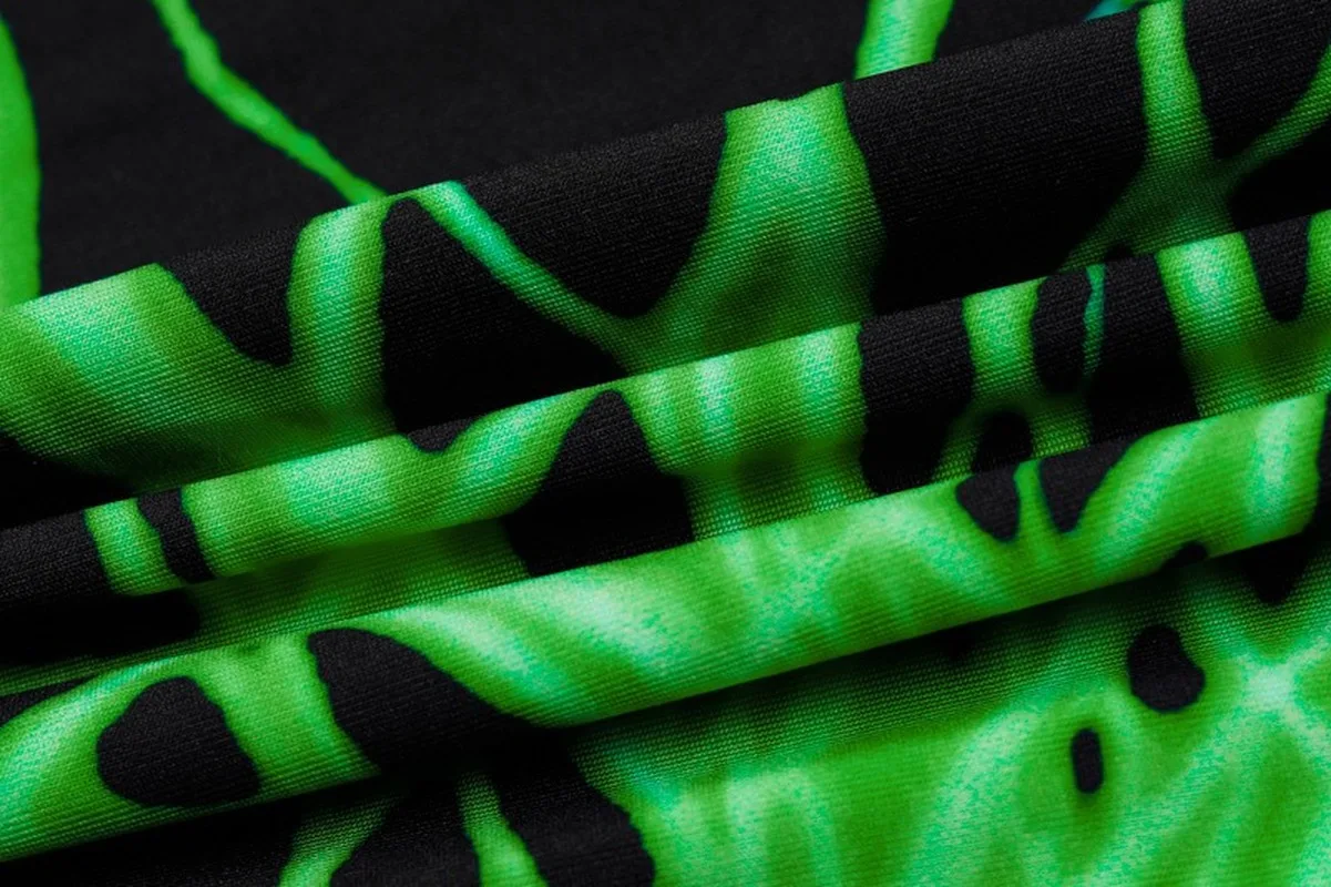 Женское мини-платье с длинным рукавом и принтом молнии уличная одежда вечерние