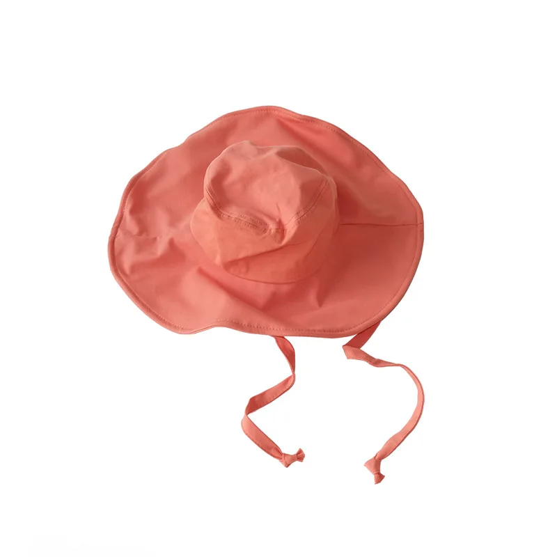 

Solid Color Brim Fisherman Hat Female Spring and Summer Folding Sun Hat Sun Visor All-match Hat