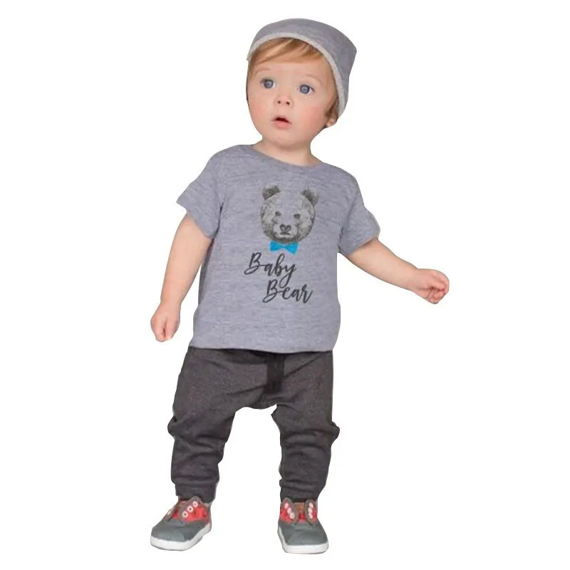 Семейная одинаковая Футболка с принтом медведя мужская и женская футболка