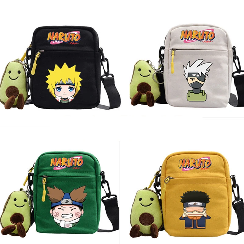 

Pikurb Uzumaki narutoe Hatake Kakashi Брезентовая сумка через плечо, детская повседневная сумка-мессенджер, слинг, детский подарок