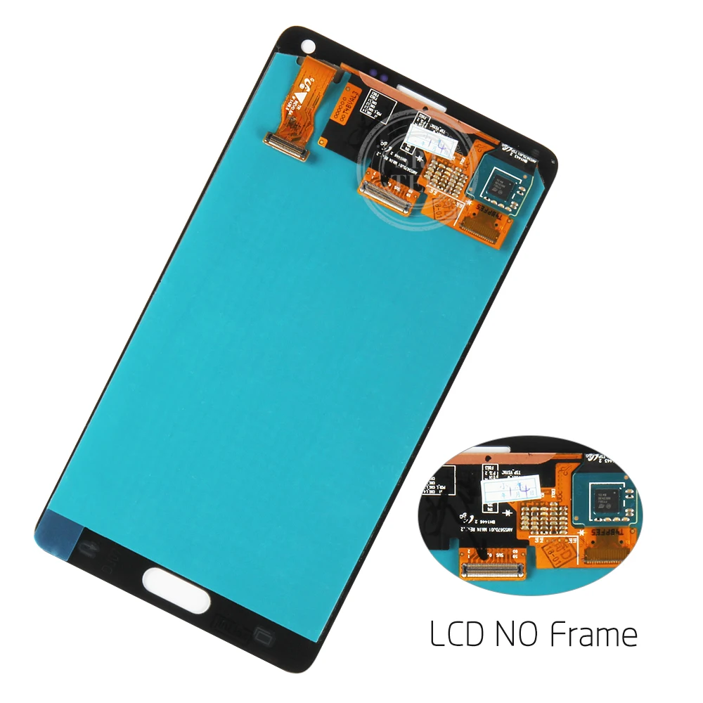 AMOLED/OLED экран для Samsung Galaxy Note 4 Edge LCD N915F Дисплей сенсорный дигитайзер Сенсорное