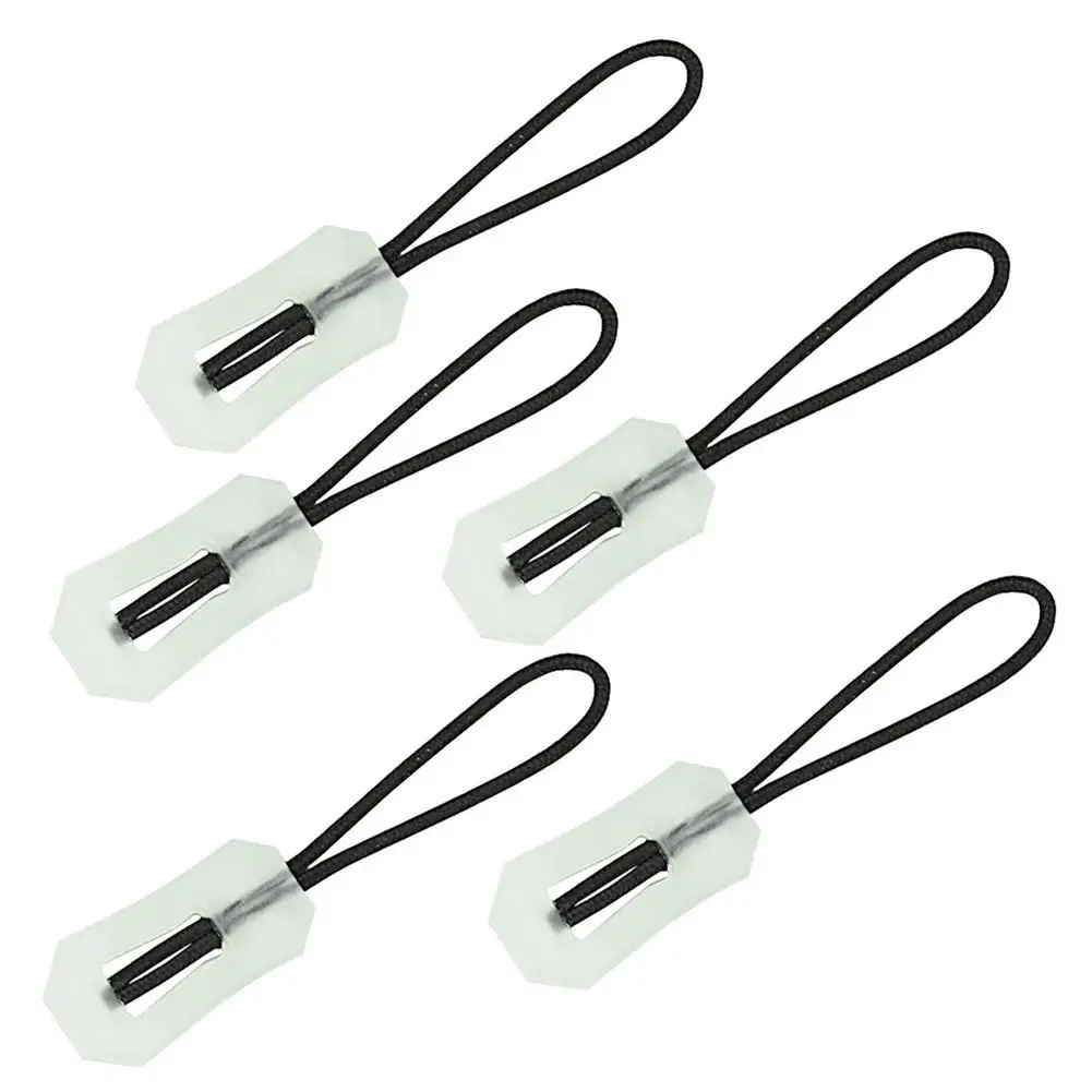 

Glow In The Dark Night Zipper Pull Zipper Pull Replacement (5PCS / Pack) Luminous Zipper Rope Backpack Pendant Ornament
