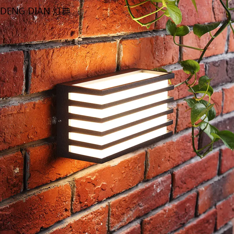 Уличный светодиодный настенный светильник водонепроницаемый садовый