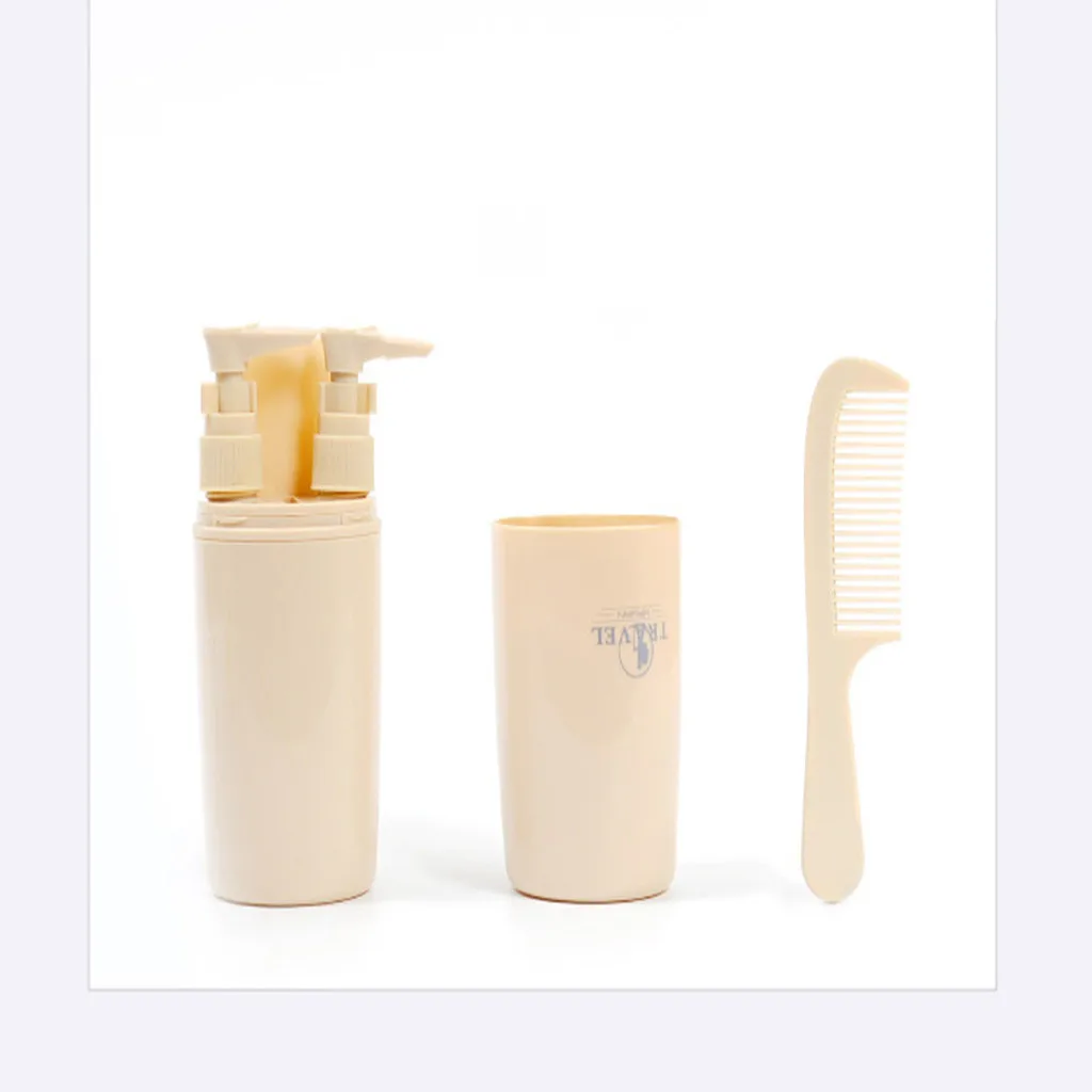 ETRAVELPortable Дорожный Чехол с гелевой насадкой для душа и шампуня|Стакан| |