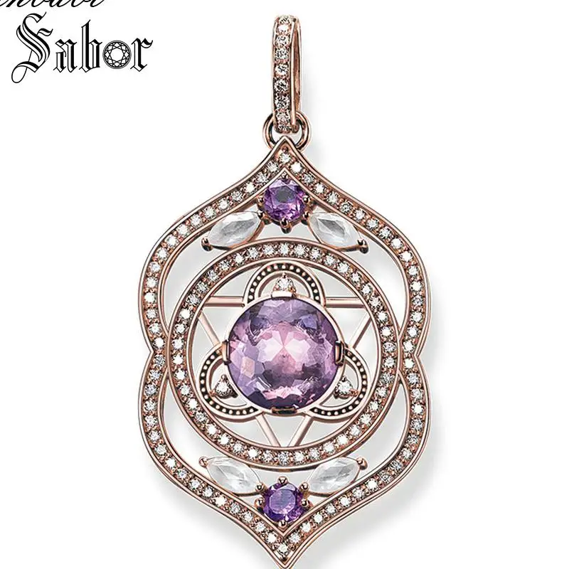 Подвеска &quotТретий глаз&quot чакра чистый серебряный цвет для женщин романтический