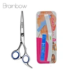 Набор инструментов для стрижки волос Brainbow с ножницами, идеальные самостоятельные домашние заколки для стрижки волос для слоев челки и секущихся кончиков волос