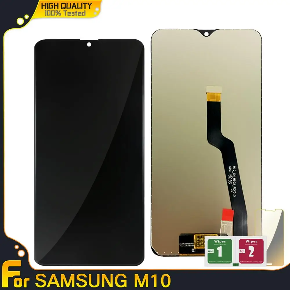 ЖК дисплей Super Amoled для Samsung Galaxy M10 2019 SM 105 M105F M105DS сенсорный экран с цифровым