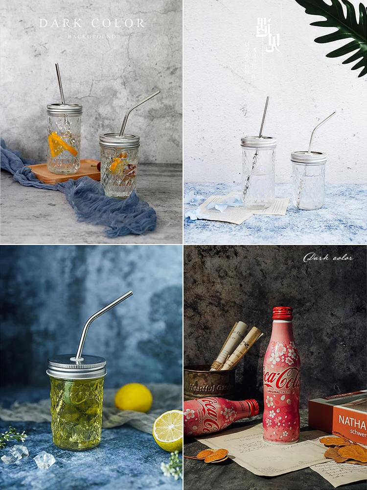 

Video Photo Photography Backdrops Material Sided Cement Texture Fotografia Photo Studio Shoot Prop for Food Fruit Drink Cosmetic