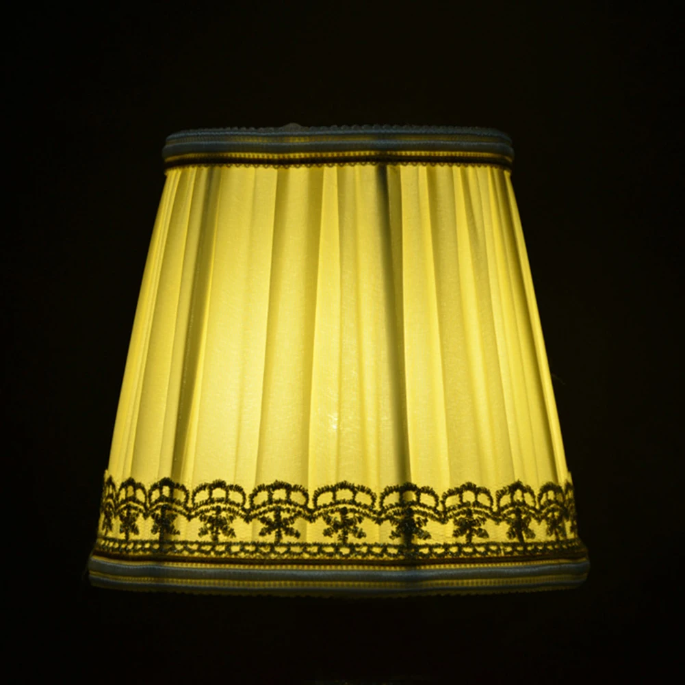 Ретро тканевый абажур люстра настенный светильник свеча крышка домашний декор