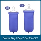 Складная сумка для клизмы 1,6 л, 2 л, многоразовая, для промывки толстой кишки, для мужчин и женщин