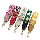 Нейлоновый ремень для женской сумки с цветочным принтом, модная цветная широкая Наплечная Сумочка через плечо, аксессуары для ремня 80-120 см