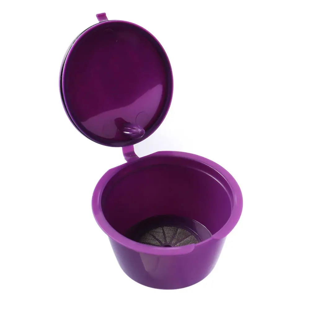 

2Pcs Coffee Pod Plastic Capsule Refillable Compatible with Nescafe Dolce Gusto