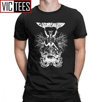 hipster electric wizard baphomet t shirt for men homme pure cotton t shirt wizard camisas hombre oversized